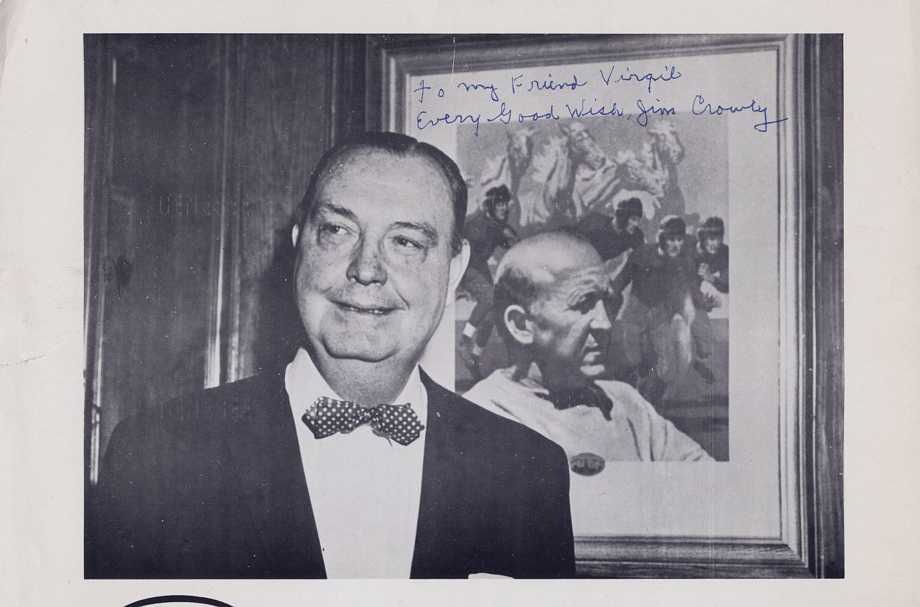 Jim Crowley Notre Dame Four Horsemen Signed AUTO Photo College FB HOF JSA LOA