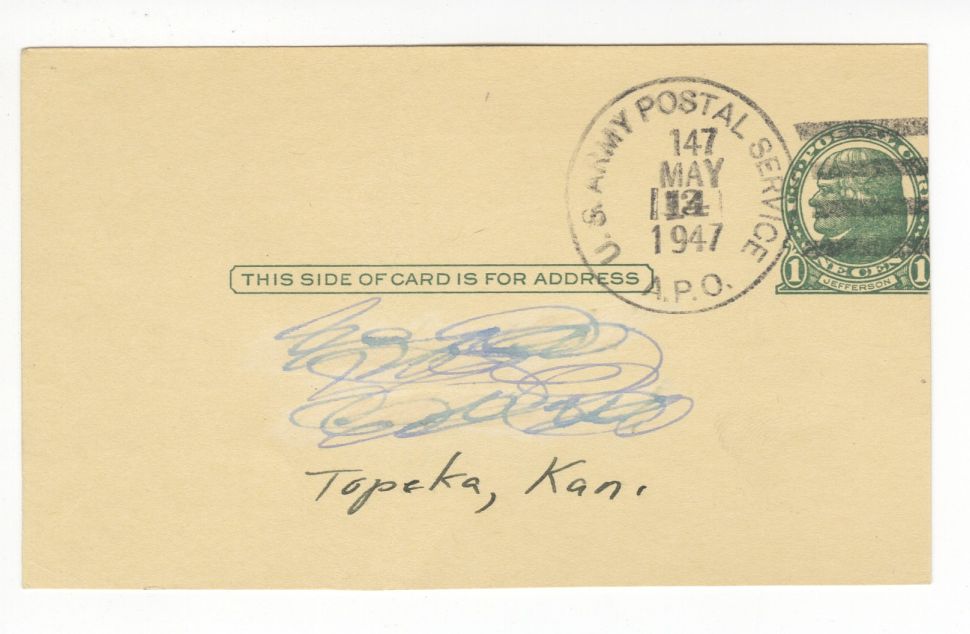 Dale Hall Signed AUTO gpc All-American West Point Basketball & Football - Army Head FB coach