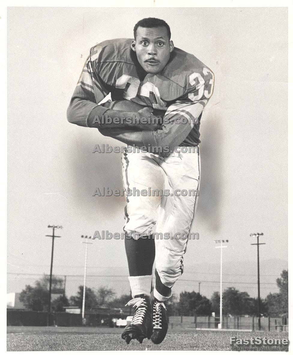 Ollie Matson 1959 Original TYPE I Photo L.A. Rams Pro Football HOF