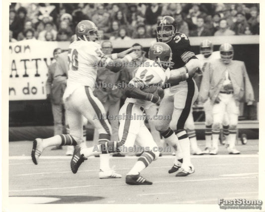Denver Broncos Pro Football Hall of Famer, Floyd Little vs Steelers Original TYPE 1 Photo