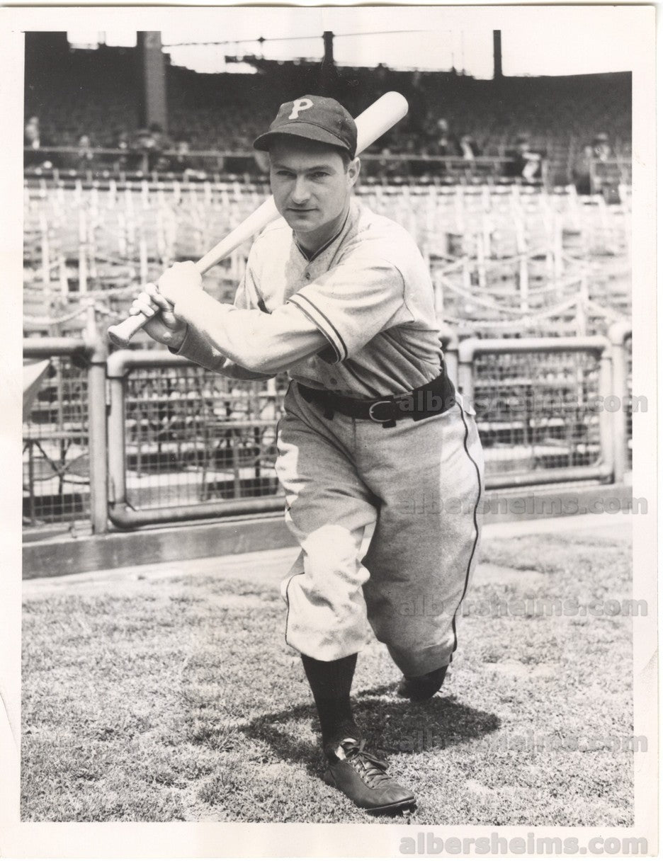 1938 Lloyd Waner Pittsburgh Pirates HOFer Original TYPE 1 photo PSA LOA
