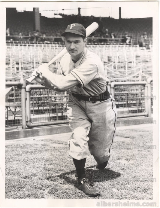 1938 Lloyd Waner Pittsburgh Pirates HOFer Original TYPE 1 photo PSA LOA