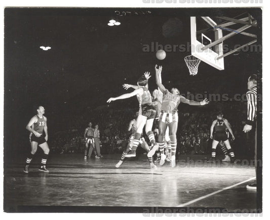 1950 Harlem Globetrotters Unique Action Shot TYPE 1 Photo PSA/DNA LOA