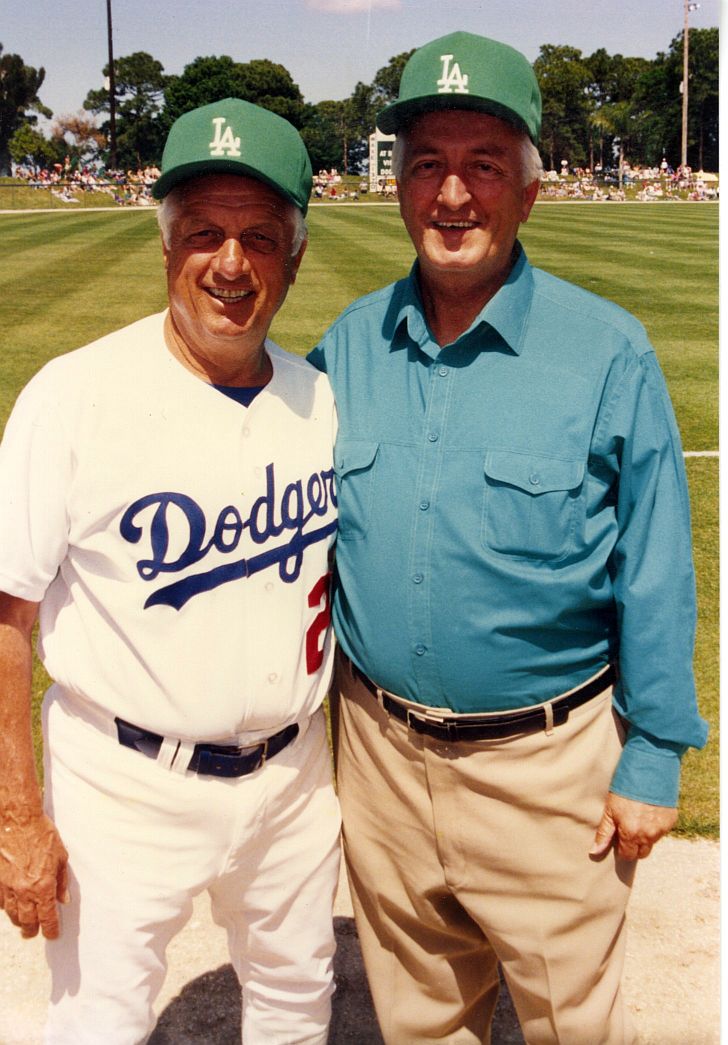 Tommy Lasorda Signed AUTO Circa 1997 New Era L.A. Dodgers St. Patrick's Day Cap JSA COA