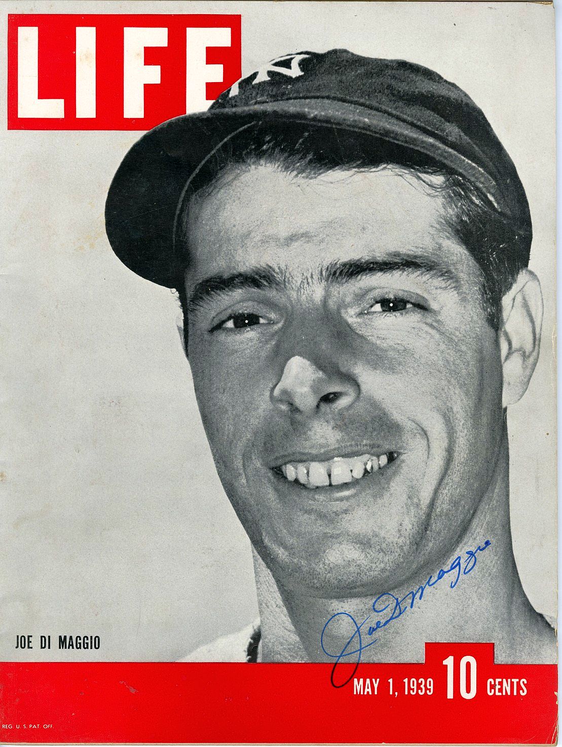 Joe DiMaggio Signed AUTO 1939 Life Magazine Full Issue Yankees PSA/DNA LOA