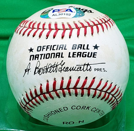 Tony Gwynn Single Signed AUTO NL (Giamatti) baseball Batting Champ Inscription PSA/DNA COA