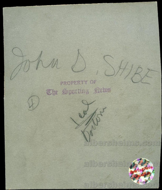 Circa 1900 Photo of John D. Shibe Owner of Philadelphia Athletics Sporting News Archives