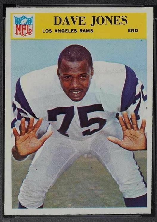 1960's Deacon Jones Signed AUTO Original TYPE 1 Vic Stein Used in Photo Shoot Philly Gum Football Card PSA/DNA