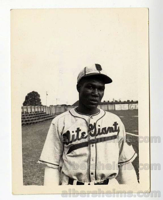 Willie Bubber Hubert Baltimore Elite Giants Negro League Baseball Original TYPE 1 photo