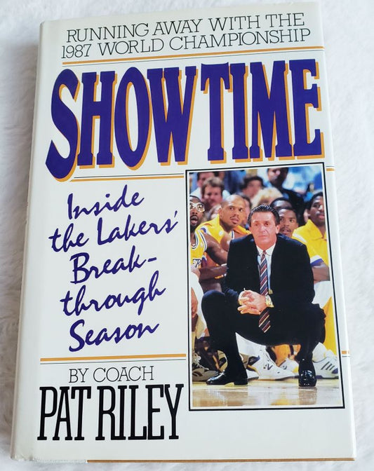Pat Riley Multi-Signed AUTO book Lakers "Showtime" by 10 JSA LOA