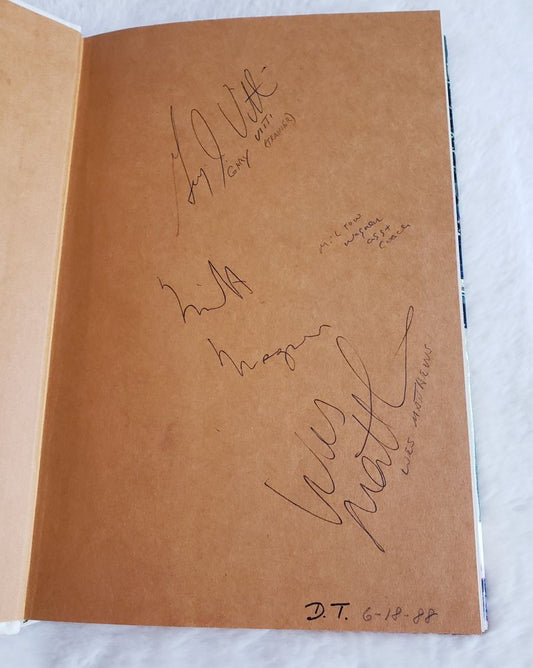 Pat Riley Multi-Signed AUTO book Lakers "Showtime" by 10 JSA LOA