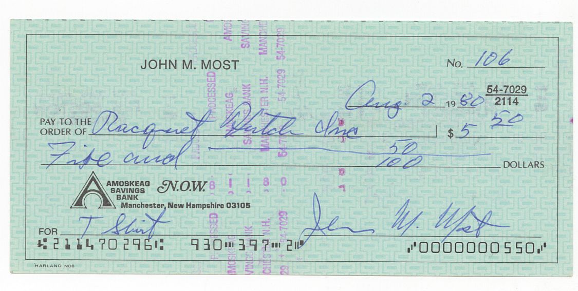 Johnny Most The Voice of the Boston Celtics Broadcaster Basketball HOF Signed AUTO check