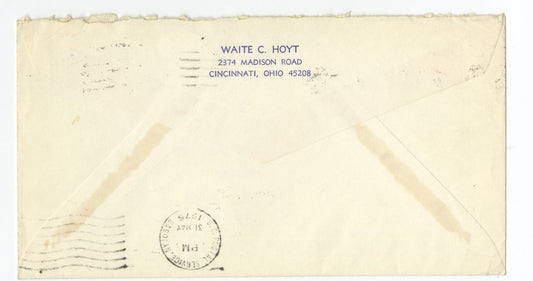Waite Hoyt Baseball HOF 1927 Yankees Typed Letter Signed AUTO