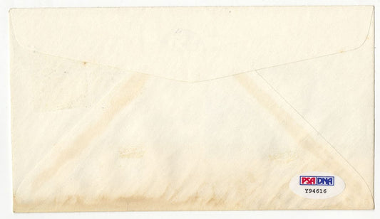 Pete Rozelle Pro Football HOF Signed AUTO 1963 Canton Postmarked Postal Cover PSA/DNA COA