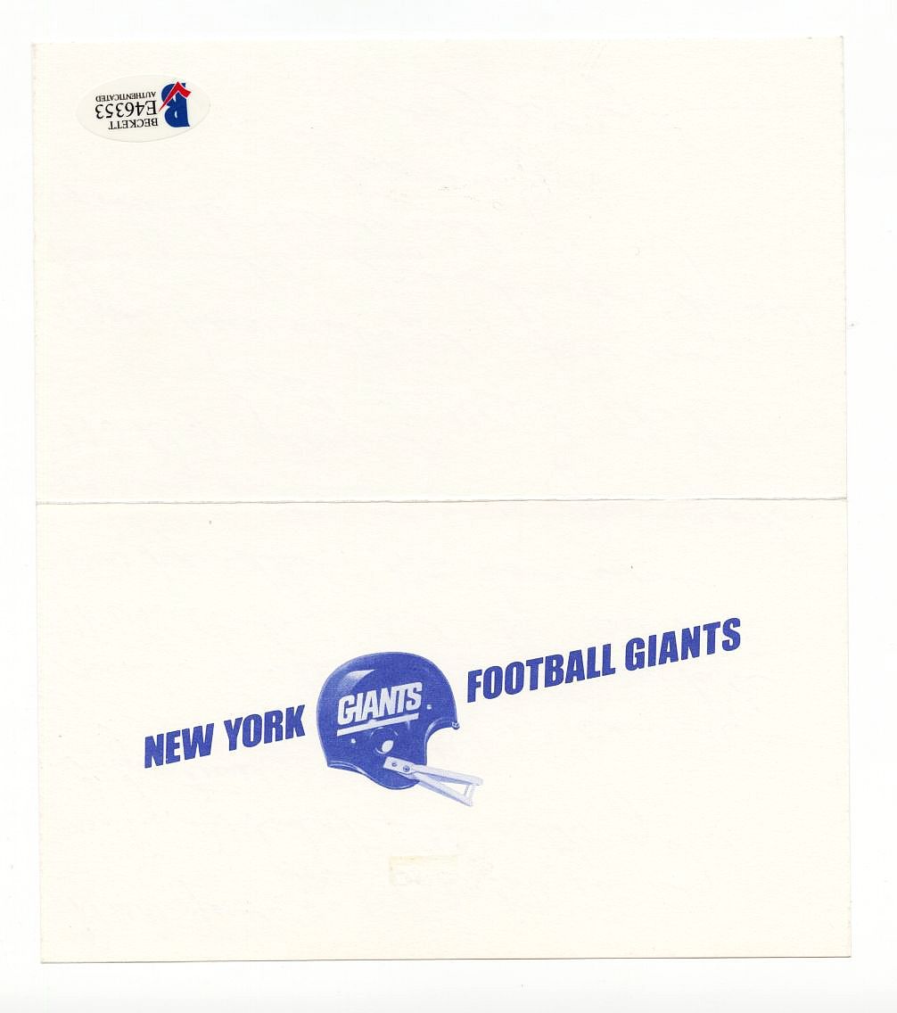 George B Young Pro Football Hall of Fame Signed AUTO handwritten Letter BAS COA