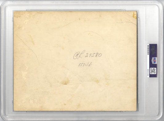 Jackie Robinson in Dodgers Uniform With Sister Willa Mae & Niece Original 1950 TYPE 1 Photo PSA/DNA LOA