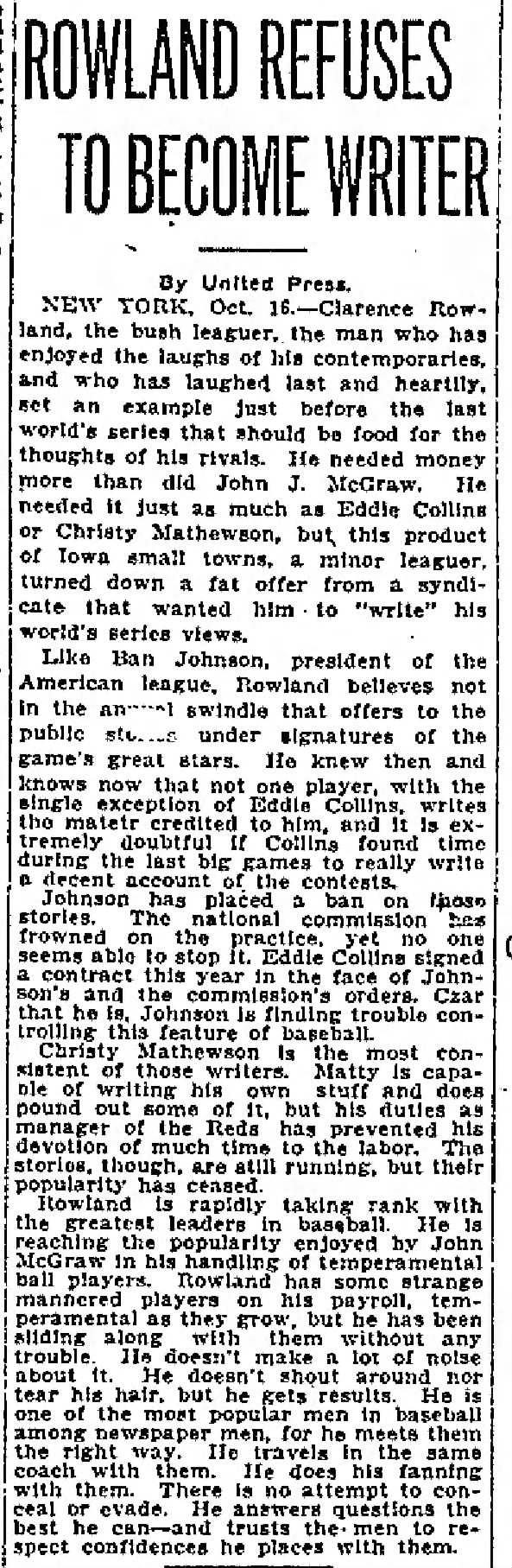 Ban Johnson Signed Letter Written to HOFer Eddie Collins 1917 World Series & Shoeless Joe Jackson Content PSA/DNA LOA