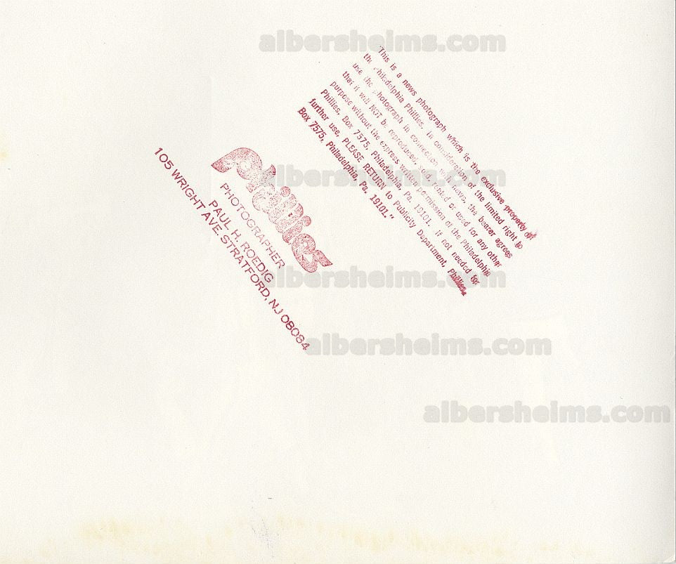 1980 Phillies Erupt in Celebration after Winning World Series Original TYPE 1 Photo