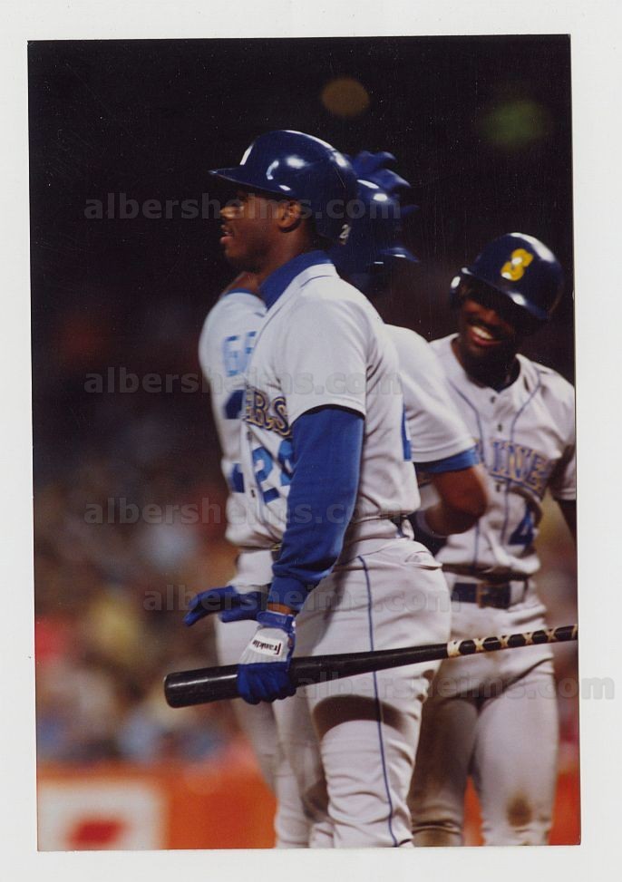 Ken Griffey Jr. Home Runs Circa 1990-91 Seattle Mariners Original Photo