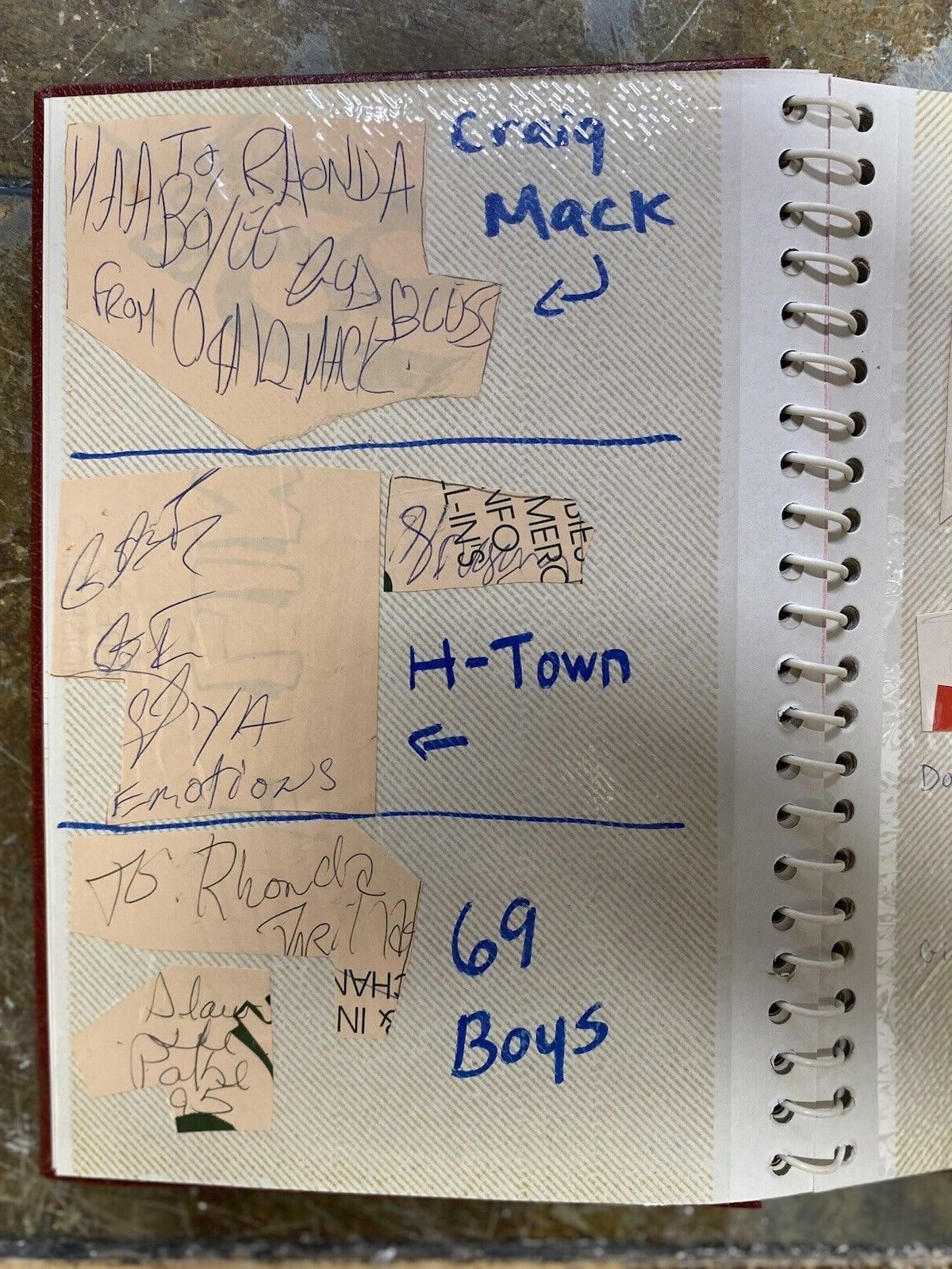 1990s Rap & Hip Hop In-Person Autograph Album /w Craig Mack & Trick Daddy JSA LOA