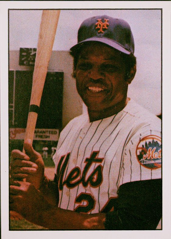Willie Mays 1975 SSPC Samples #NNO Baseball Card Image Original TYPE 1 Photo PSA/DNA