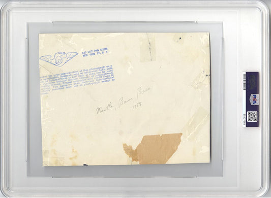 1957 Mickey Mantle Hank Bauer and Yogi Berra Original TYPE 1 photo PSA/DNA