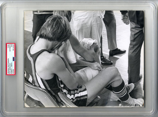 1970-71 Pete Maravich Rookie Year vs Buffalo Braves 12th Career Game Original TYPE 1 Photo PSA/DNA