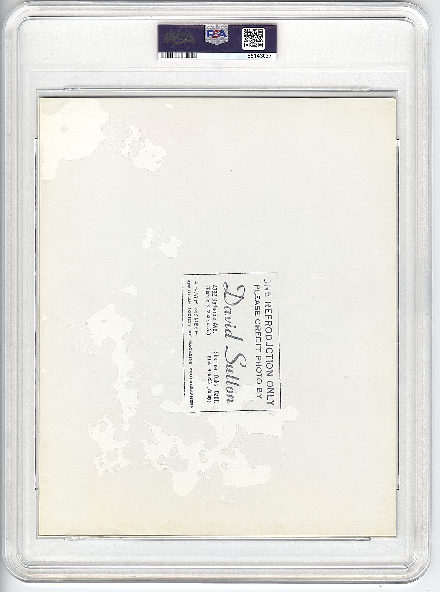 1960's Jerry West, Rudy LaRusso, Bob Pettit, Cliff Hagan Lakers vs Hawks Original TYPE 1 Photo PSA/DNA