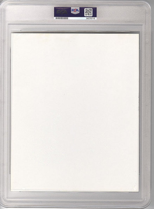 Early 70's Kareem Abdul Jabbar Goes to the Air vs. Chicago Bulls TYPE 1 Photo PSA/DNA