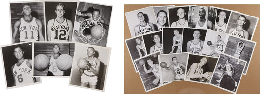 1950s-60s New York Knicks Original Type I Photo Monster Collection Used for Yearbook and Program Photos