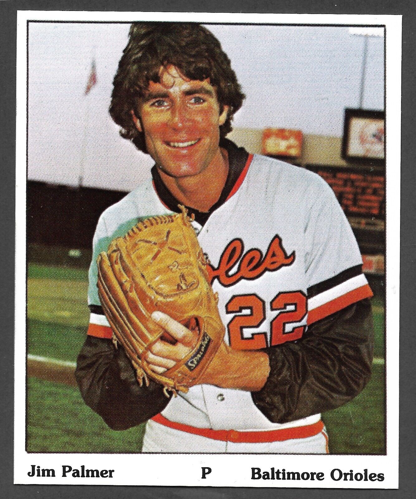Jim Palmer 1975 SSPC Puzzle Back NNO Baseball Card Image Original TYPE 1 Photo