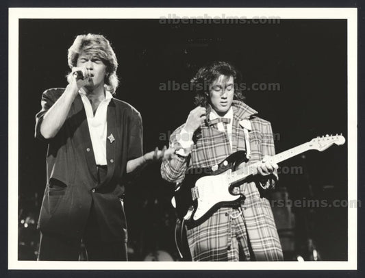 WHAM Make History in CHINA 1985 Original Photo w/ George Michael & Andrew Ridgeley Original TYPE 1 Photo