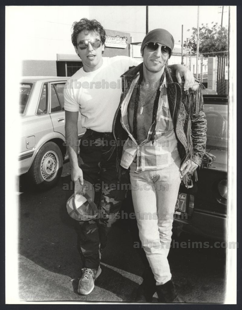 1986 Bruce Springsteen & Stevie Van Zandt Original TYPE I photo