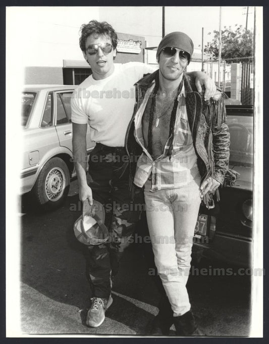 1986 Bruce Springsteen & Stevie Van Zandt Original TYPE I photo
