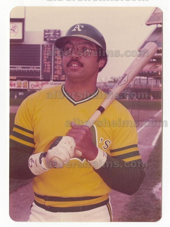 Reggie Jackson Circa 1974-75 Oakland A's at Shea Stadium Original Snapshot TYPE I photo