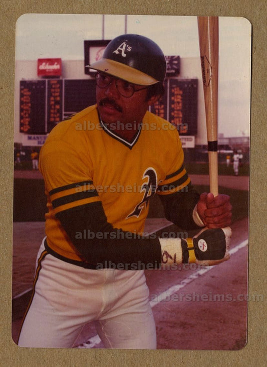 Reggie Jackson Circa 1974-75 Oakland A's at Shea Stadium Original Snapshot TYPE I photo #B