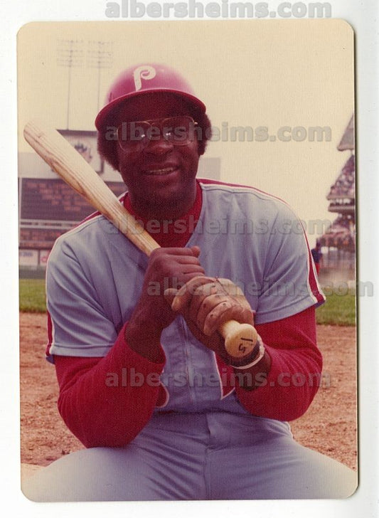 Richie Allen Phillies Circa 1975-76 Original Snapshot TYPE I photo