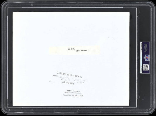 1965 NFL MVP Jim Brown Original TYPE 1 Photo by Legendary Photographer Malcolm Emmons PSA/DNA