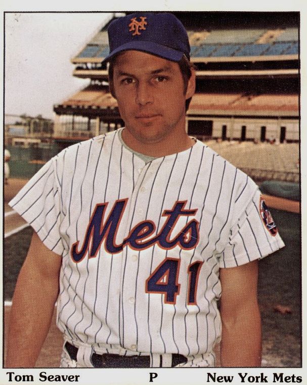 Tom Seaver 1975 SSPC Puzzle Back Baseball Card Image Original TYPE 1 Photo PSA/DNA