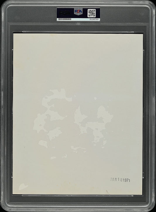 1970-71 Pete Maravich Rookie Year Defending against Buffalo Braves Original TYPE 1 Photo PSA/DNA