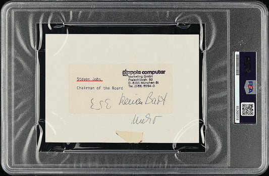 Circa 1985 Steve Jobs Apple Computer Founder & CEO Original TYPE I photo PSA/DNA