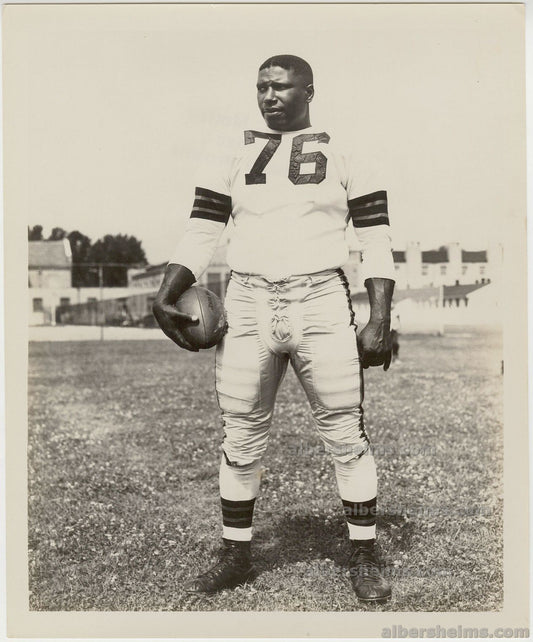 Marion Motley African American Football Pioneer HOFer Rookie Era 1940s Original TYPE I Photo