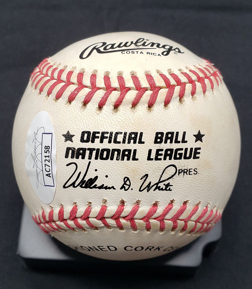 Duke Snider Single Signed AUTO ONL Baseball HOF Brooklyn L.A. Dodgers JSA COA