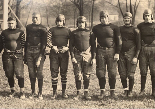 1924 Akron Indians Professional Football Team Panorama TYPE I Original Photo with African American NFL pioneer Sol Butler
