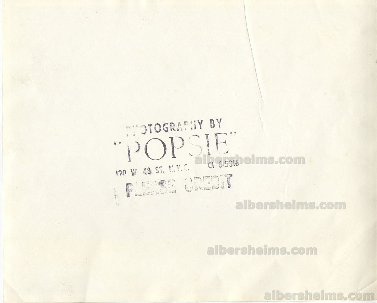 Bill Haley & His Comets On Tour in 1956 Original TYPE I Photo