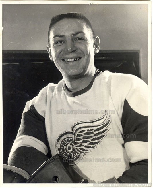 Terry Sawchuk Original TYPE I photo Image Used for his 1963-64 Parkhurst Hockey Card