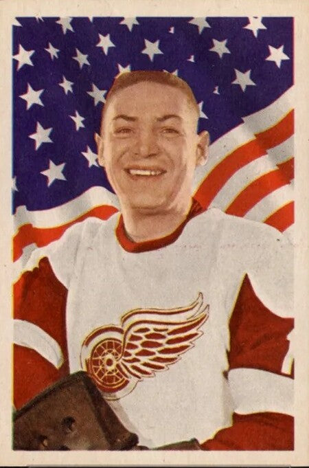 Terry Sawchuk Original TYPE I photo Image Used for his 1963-64 Parkhurst Hockey Card
