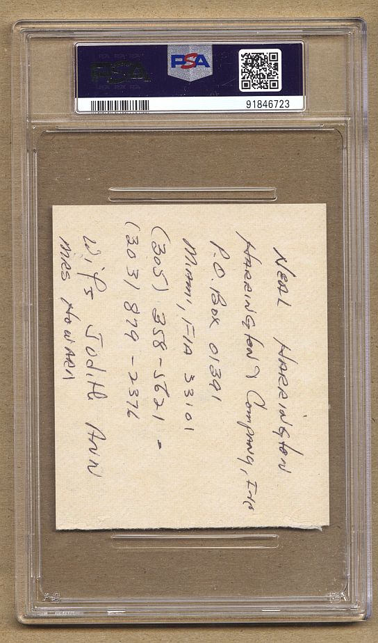 1989 Heisman Memorial Trophy Ticket Stub - Andre Ware Winner PSA POP 1