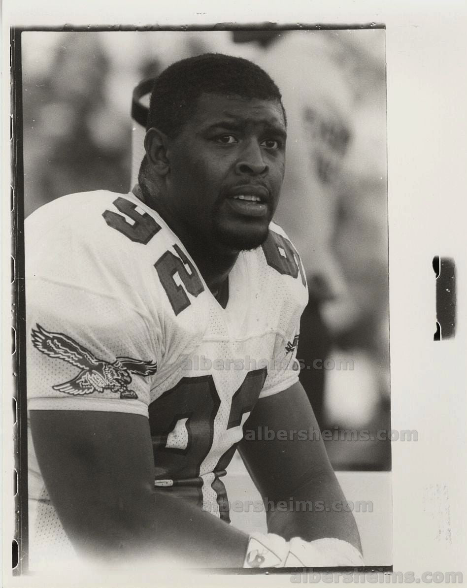 1980s Reggie White Philadelphia Eagles TYPE I original photo