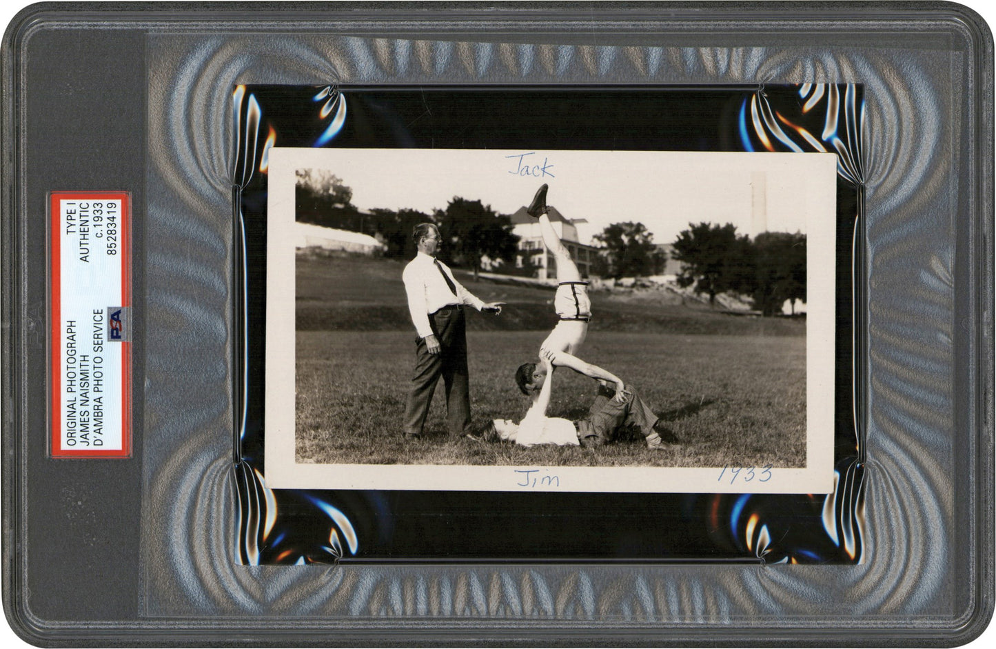 James Naismith "Inventor of Basketball" Circa 1933 Original TYPE I Photo PSA/DNA